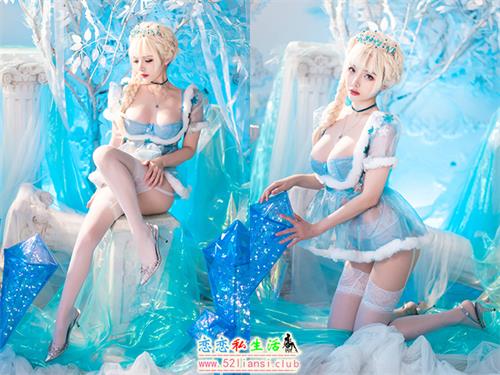 [美图精选]332-雯妹不讲道理-冰雪 Snow Queen【32P/60M】