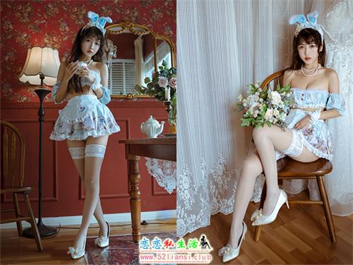 [美图精选]344-不呆猫-兔子女友【55P/90M】