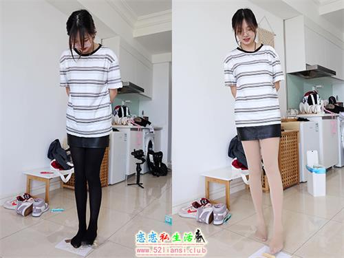 [袜啵啵] 积分限定作品 NO.001 小甜豆-平底鞋、厚黑丝、厚肉丝、踩东西剧情(带视频)【44P+1V/814M】