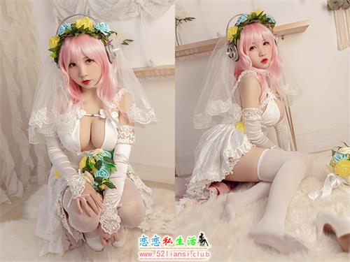 [美图精选]383-猫田圣奈奈(桃之啾啾)-索尼子十周年花嫁【35P/104M】