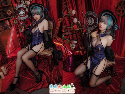 [美图精选]390-Nyako喵子-柴郡旗袍【48P/80M】