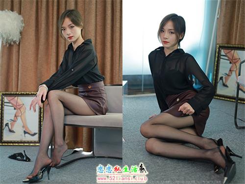 [IESS异思趣向] 丝享家 1122：小六《冷艳黑丝》【84P/138M】