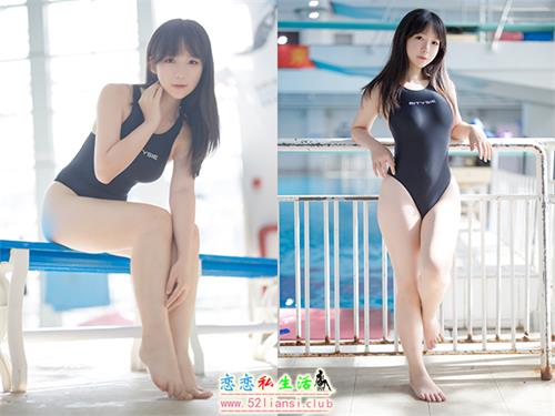 [美图精选]402-樱落酱w -泳池竞泳【32P/64M】