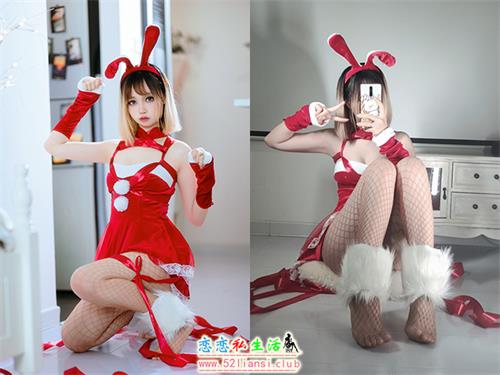 [美图精选]410-洛桑w伊梓-网袜丝带兔兔【46P+4V/88M】