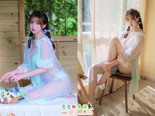 [美图精选]420-念雪ww-蓝纱衣【40P/127M】