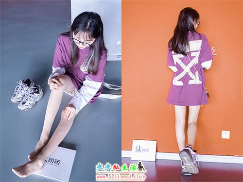 [袜啵啵] 积分限定作品 NO.010 稚予-巴黎世家运动鞋、白棉袜、肉丝【144P/1.64G】