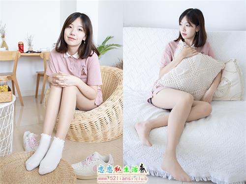 [袜啵啵] 163期 小甜豆-空军一号板鞋、白棉袜、肉丝-脚尖加固款(带视频)【135P+1V/5.92G】