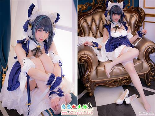 [美图精选]439-Sameki碧蓝航线 柴郡【52P/104M】