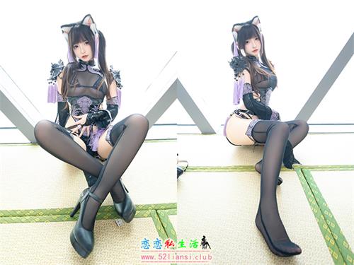 [神楽板真冬] VOL.129《旗袍猫女》【75P+2V/222M】