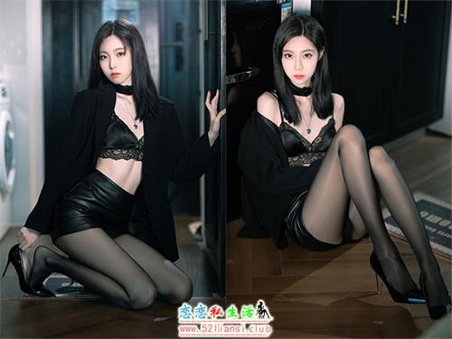 [美图精选]485-许岚LAN-黑丝西装【40P/120M】