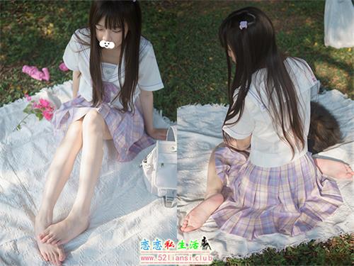 [Limerence] 52 海蓝 白皙希腊脚 JK户外野餐(带视频)【199P+1V/1.54G】