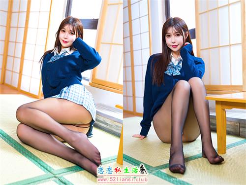 [美图精选]495-亚马逊鲶鱼-蓝毛衣黑丝【31P/90M】