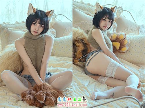 [美图精选]506-七月喵子-幻想兽娘集日食 牙牙【26P/50M】