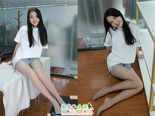 [IESS异思趣向] 丝享家 1153：婉萍《灰丝凉鞋》【82P/102M】