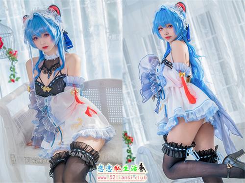 [美图精选]599-大大卷卷小卷-甘雨女仆【20P/78M】