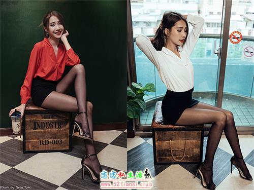 [街拍丝足]249-长腿美模 霏霏 - OL制服黑丝【85P/300M】