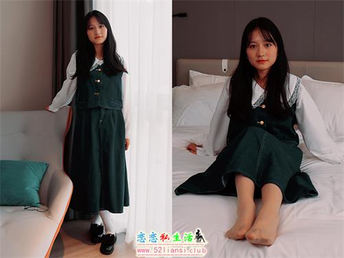 [初夏女神]005期 沙沙~牛仔M码长裙搭小黑皮鞋(带视频)【112P+1V/5.25G】