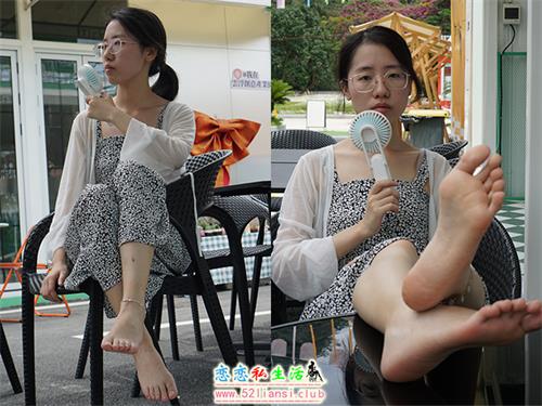 [Pary学生模拍]082 婷婷的37码二趾长美脚【115P/522M】