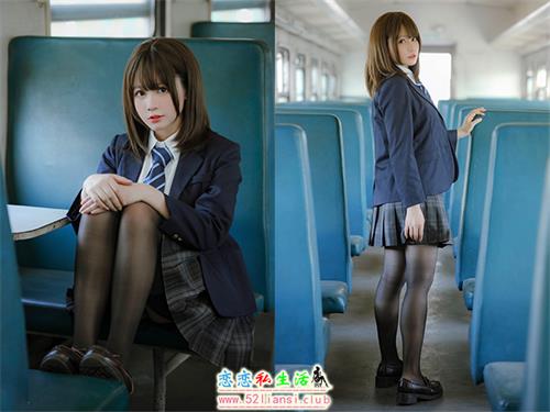 [美图精选]686-Nyako喵子-火车JK【23P/44M】