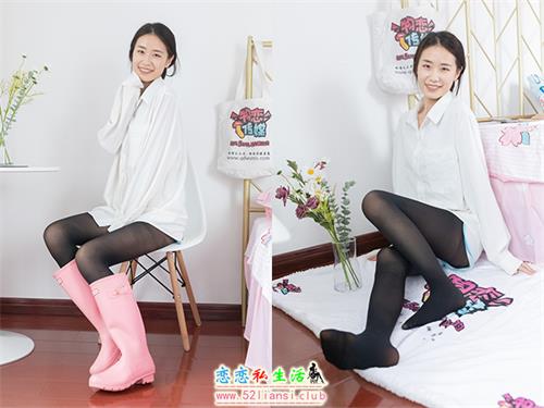 [物恋传媒] No.1455 菜菜-粉色小雨靴(带视频)【138P+1V/3.88G】