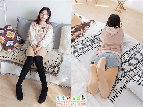 [袜啵啵] 218期 小甜豆-长靴、厚肉丝(带视频)【140P+1V/4.97G】