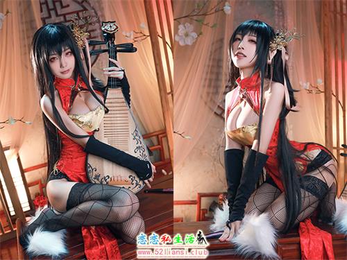 [美图精选]695-水淼aqua-大凤新春旗袍【40P/80M】