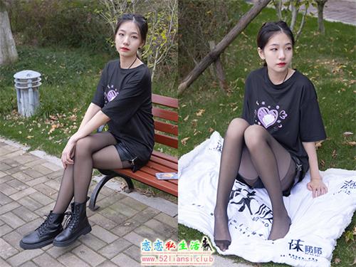 [袜啵啵] 221期 小甜豆-马丁靴 黑丝(带视频)【133P+1V/5.45G】