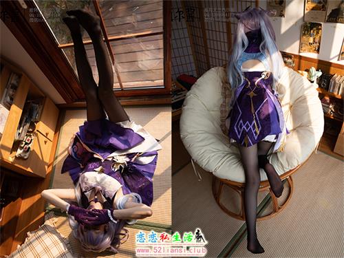 [美图精选]704-西尔酱-刻晴黑丝【104P/251M】