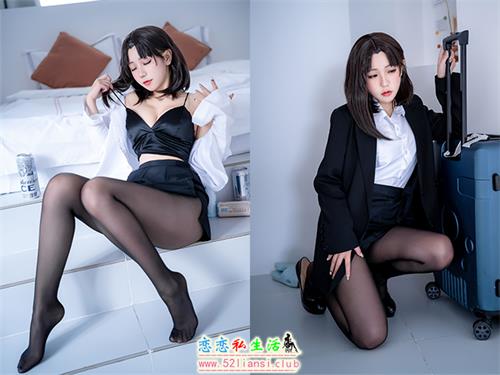 [美图精选]723-蓝小沂KiKi-OL黑丝【42P/118M】