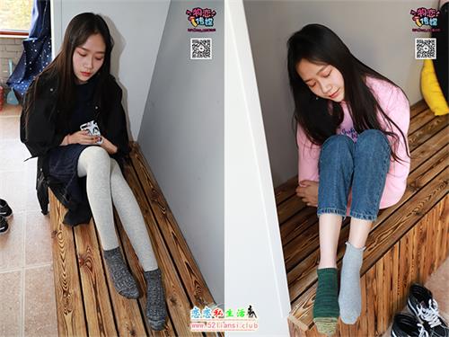 [物恋传媒] No.001 清纯系大一女生的vans与棉袜【254P/1.10G】