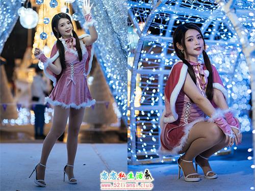 [街拍丝足]286-长腿美模 筱筱 - 圣诞【50P/103M】