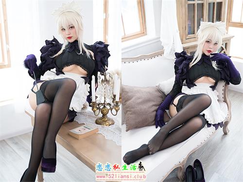 [美图精选]773-白烨-黑枪呆女仆【48P/109M】