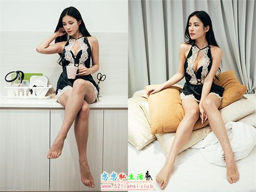 [街拍丝足]293-长腿美模 Vivi - 睡衣居家【71P/237M】