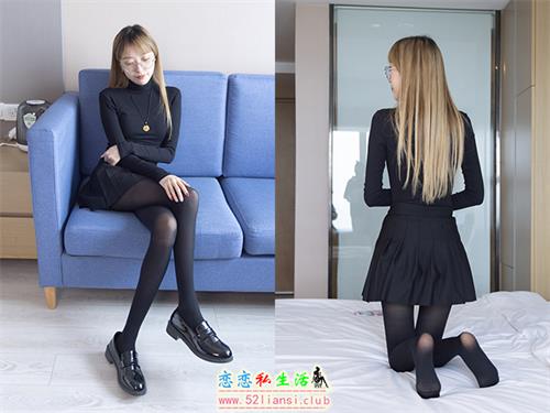 [袜啵啵] 255期 稚予-皮鞋、厚黑丝(带视频)【145P+1V/5.36G】