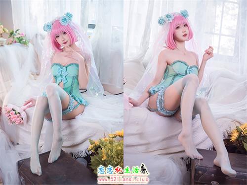 [美图精选]876-阿包也是兔娘-王女梦梦 婚纱【33P/114M】