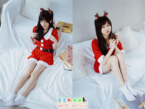 [街拍丝足]318-长腿美模 朵莉 - 圣诞【78P/210M】