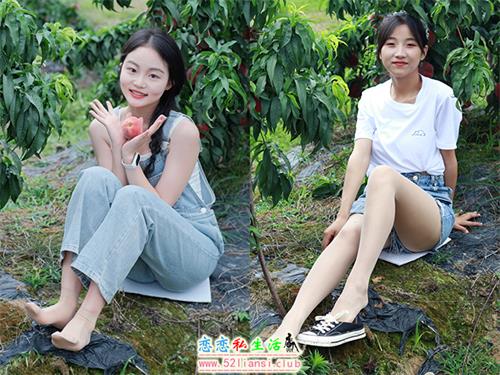 [初夏女神]050期 双双、点点~《桃园姐妹》共赴摘桃的美好一天(带视频)【172P+1V/6.34G】