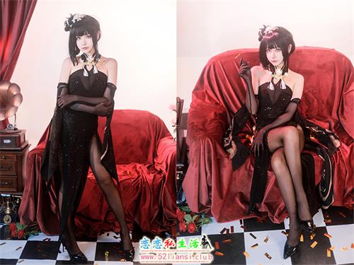 [美图精选]906-Momoko葵葵-碧蓝航线镇海 奇奢花苑【24P/53M】