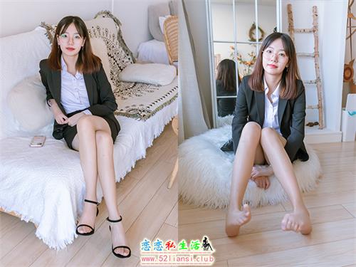 [袜啵啵] 267期 小甜豆-高跟鞋、油亮肉丝、ol制服(带视频)【130P+1V/4.64G】