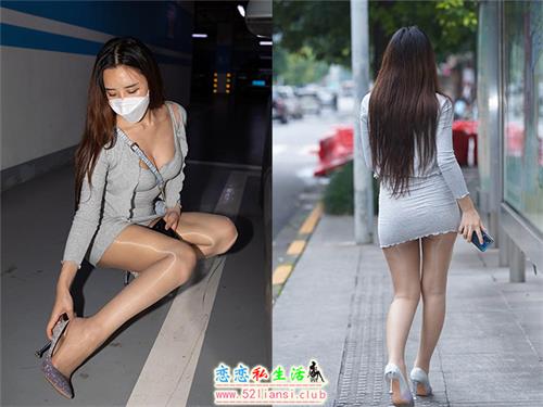 [魔镜街拍] 201-精选街拍-都市丽人-丰韵油亮肉丝包臀裙美女【451P/462M】