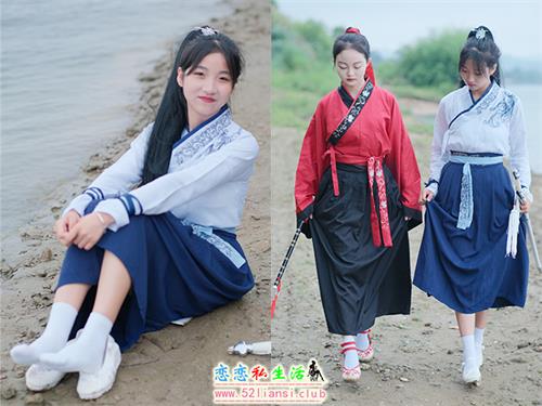 [初夏女神]055期 双双、点点~《剑侠情缘》天然湖泊诉说江湖情(带视频)【168P+1V/6.34G】