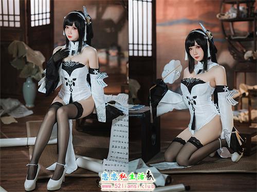 [美图精选]931-焖焖碳-碧蓝航线 鎮海 白黑礼服【23P/56M】