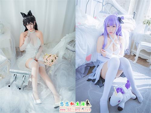 [美图精选]939-猫九酱 碧蓝誓约【89P/121M】