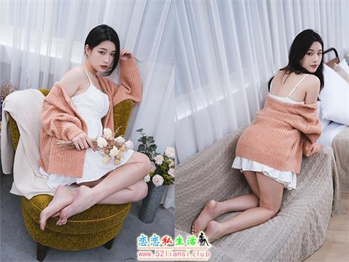 [街拍丝足]332-长腿美模 Una - 居家棚拍【143P/403M】