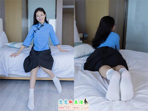 [袜啵啵] 279期 芝士-皮鞋、白棉袜、民国学生装(带视频)【145P+1V/5.74G】