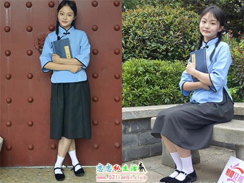 [初夏女神]063期 双双~【穿越百年】民国校服与千年建筑的相遇(带视频)【147P+1V/5.16G】