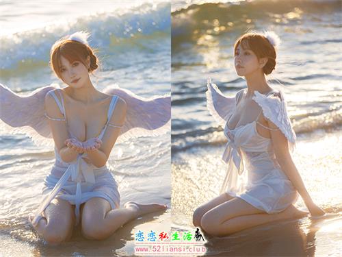 [美图精选]963-念雪ww-海边神明少女【50P/68M】