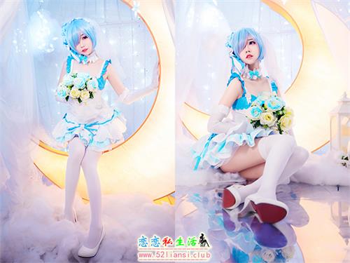 [美图精选]971-猫君君_MaoJun-蕾姆花嫁【38P/57M】