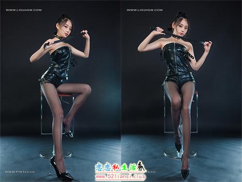 [Ligui丽柜] 2023.10.26《欲女皮缚》小智贤【61P/52M】