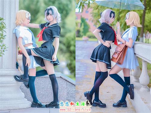 [美图精选]1020-这个泡泡就是逊啦-黑贞德 贞德【20P/38M】